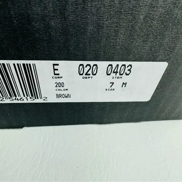 Eddie Bauer Pumps Heels‎ Dark Brown Leather Squared Toe Slip On Shoes Size 7M - Picture 11 of 12